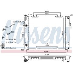 Chladič motora NISSENS 61000 - obr. 5