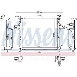 Chladič motora NISSENS 61038 - obr. 5