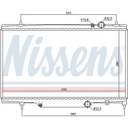 Chladič motora NISSENS 61297 - obr. 5