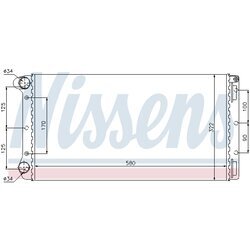 Chladič motora NISSENS 61692 - obr. 4