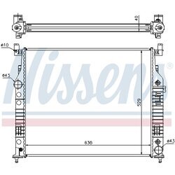 Chladič motora NISSENS 62577A - obr. 5