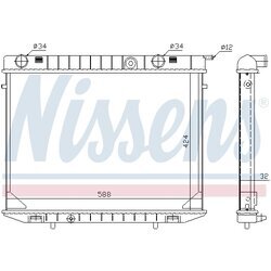 Chladič motora NISSENS 63245 - obr. 4