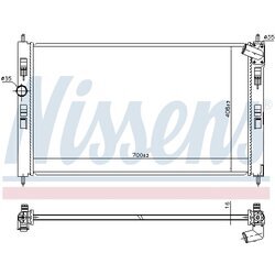 Chladič motora NISSENS 636033 - obr. 4