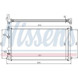 Chladič motora NISSENS 63824A - obr. 4