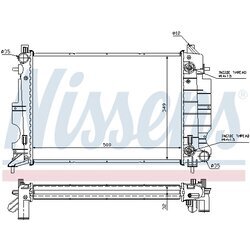 Chladič motora NISSENS 64036A - obr. 4