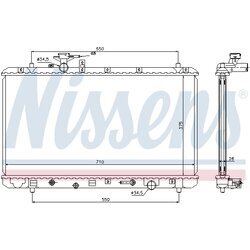 Chladič motora NISSENS 64205 - obr. 4