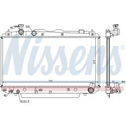 Chladič motora NISSENS 64639A - obr. 5