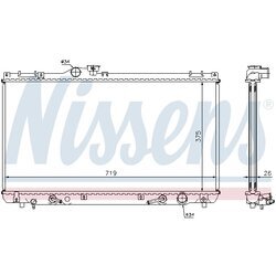 Chladič motora NISSENS 64653A - obr. 5