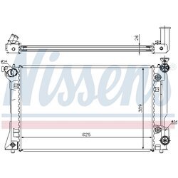 Chladič motora NISSENS 64668A - obr. 5