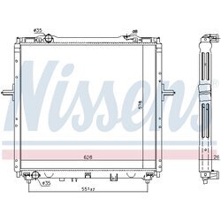 Chladič motora NISSENS 66768 - obr. 4