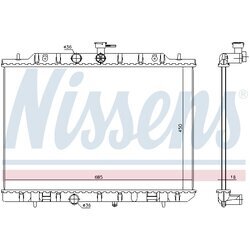 Chladič motora NISSENS 67365 - obr. 4