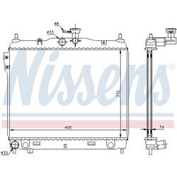 Chladič motora NISSENS 67495 - obr. 5