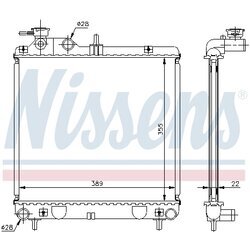 Chladič motora NISSENS 67500A - obr. 4