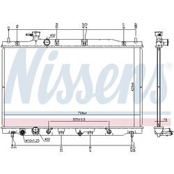 Chladič motora NISSENS 681406 - obr. 4