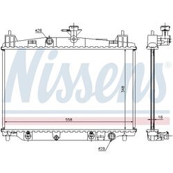 Chladič motora NISSENS 68505 - obr. 4