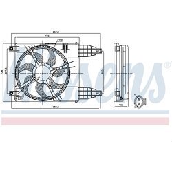 Ventilátor chladenia motora NISSENS 85942 - obr. 5