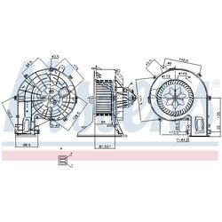 Vnútorný ventilátor NISSENS 87401 - obr. 6