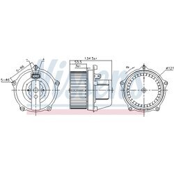 Vnútorný ventilátor NISSENS 87444 - obr. 4