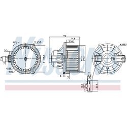 Vnútorný ventilátor NISSENS 87548 - obr. 5