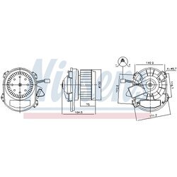 Vnútorný ventilátor NISSENS 87551 - obr. 5