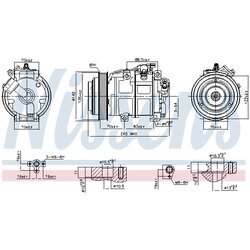 Kompresor klimatizácie NISSENS 890881 - obr. 5