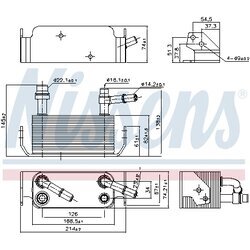 Chladič oleja automatickej prevodovky NISSENS 91280 - obr. 5