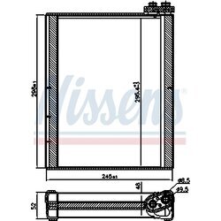 Výparník klimatizácie NISSENS 92368 - obr. 5