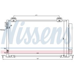 Kondenzátor klimatizácie NISSENS 940283 - obr. 5