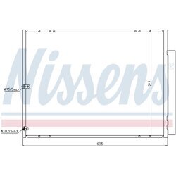 Kondenzátor klimatizácie NISSENS 940297 - obr. 4