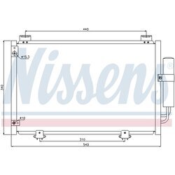 Kondenzátor klimatizácie NISSENS 94581 - obr. 5