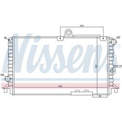 Chladič motora NISSENS 60018 - obr. 4