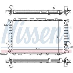 Chladič motora NISSENS 60459 - obr. 4