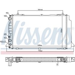 Chladič motora NISSENS 60479 - obr. 5