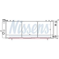 Chladič motora NISSENS 61001 - obr. 4