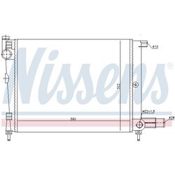 Chladič motora NISSENS 61391