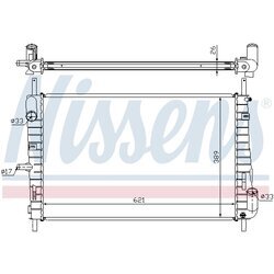 Chladič motora NISSENS 62025A - obr. 5