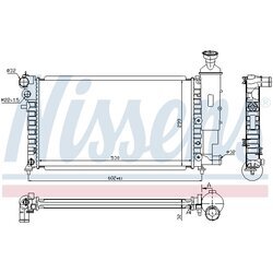 Chladič motora NISSENS 63521A - obr. 5