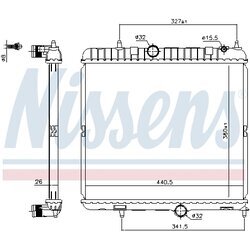 Chladič motora NISSENS 636028 - obr. 4