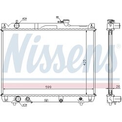 Chladič motora NISSENS 64194A - obr. 5