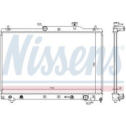 Chladič motora NISSENS 64657 - obr. 5