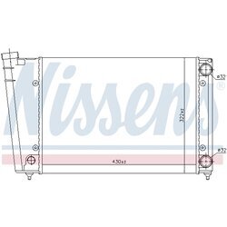 Chladič motora NISSENS 65090 - obr. 4