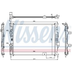 Chladič motora NISSENS 67363 - obr. 4