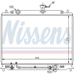 Chladič motora NISSENS 67504 - obr. 4