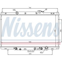 Chladič motora NISSENS 68106 - obr. 5