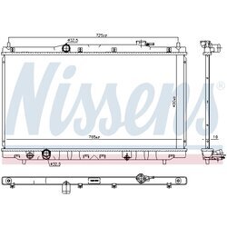 Chladič motora NISSENS 681375 - obr. 4