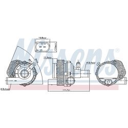 Vodné čerpadlo, chladenie motora NISSENS 831118 - obr. 4