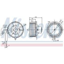 Vnútorný ventilátor NISSENS 87031 - obr. 5