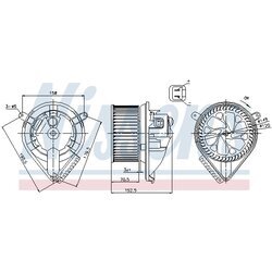 Vnútorný ventilátor NISSENS 87156 - obr. 5