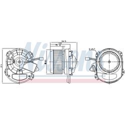 Vnútorný ventilátor NISSENS 87430 - obr. 5