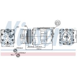 Kompresor klimatizácie NISSENS 89192 - obr. 4